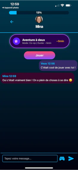 Screenshot d'Iceless montrant l'interface de l'application